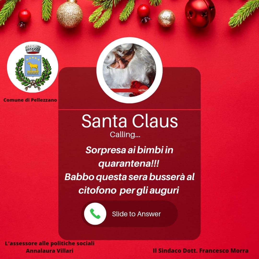 Babbo Natale per i bambini in quarantena 