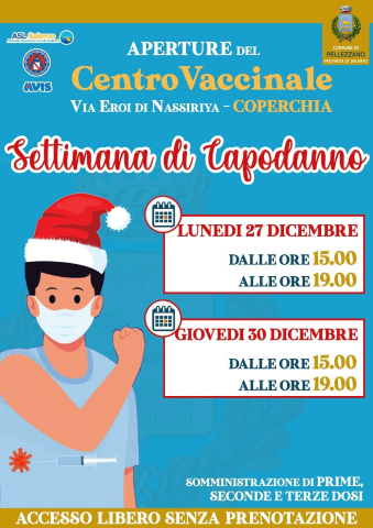 Open Day 30/12/2021 centro vaccinale 