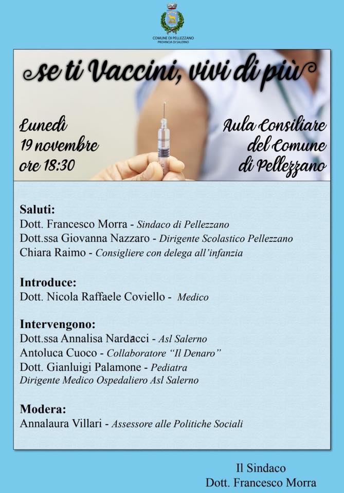 "Se ti vaccini, vivi di più", la campagna promossa dal Comune