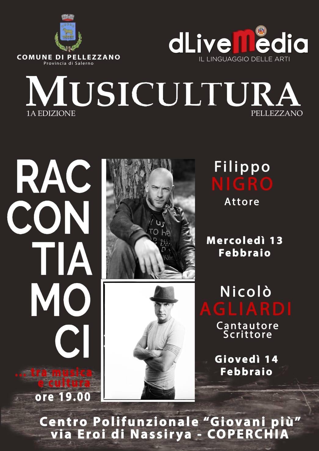 Appuntamento con Filippo Nigro e Niccoló Agliardi
