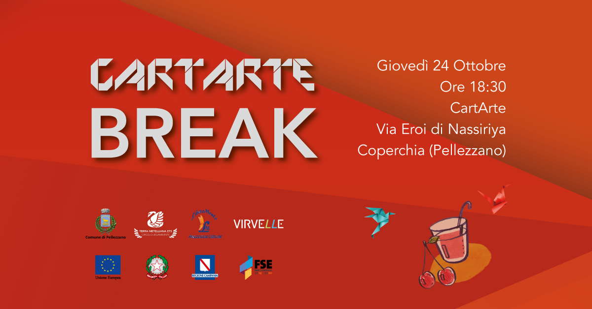 CartArte break, appuntamento a Giovedì 24 Ottobre 