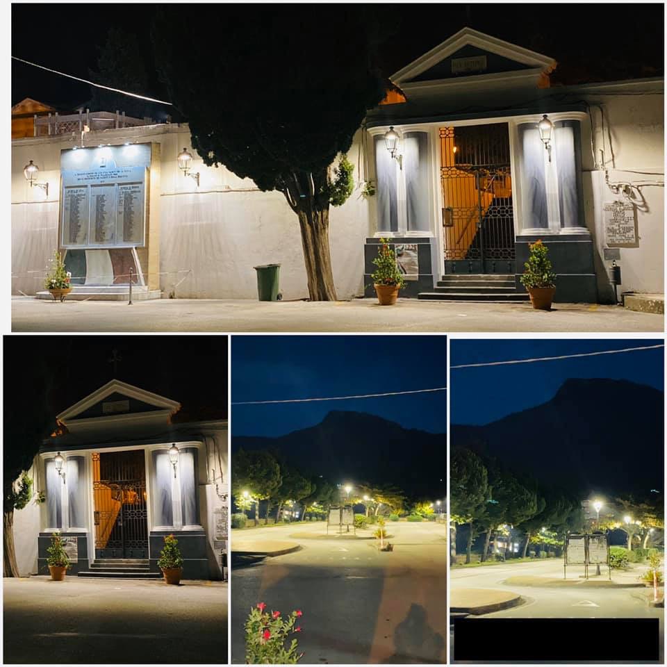 Rifacimento illuminazione pubblica, si comincia dal cimitero 