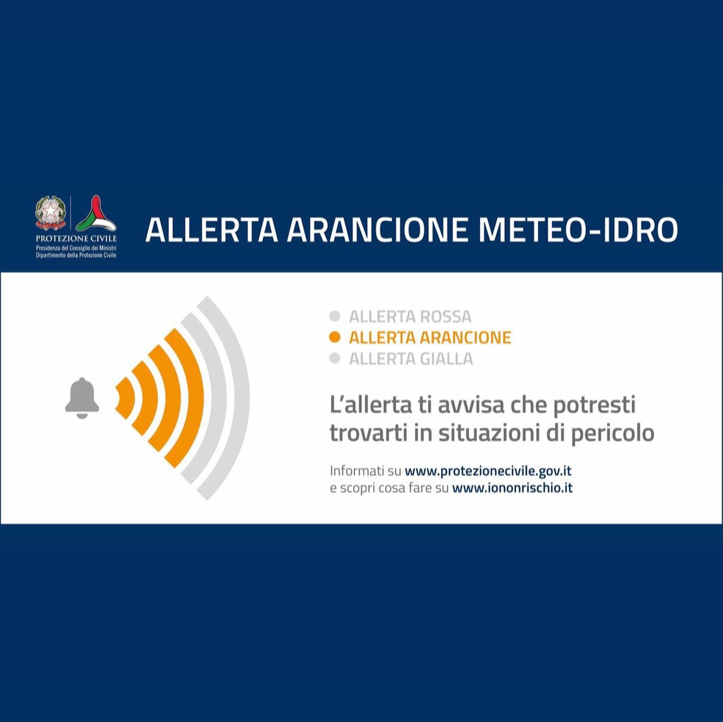 Allerta meteo Arancione 