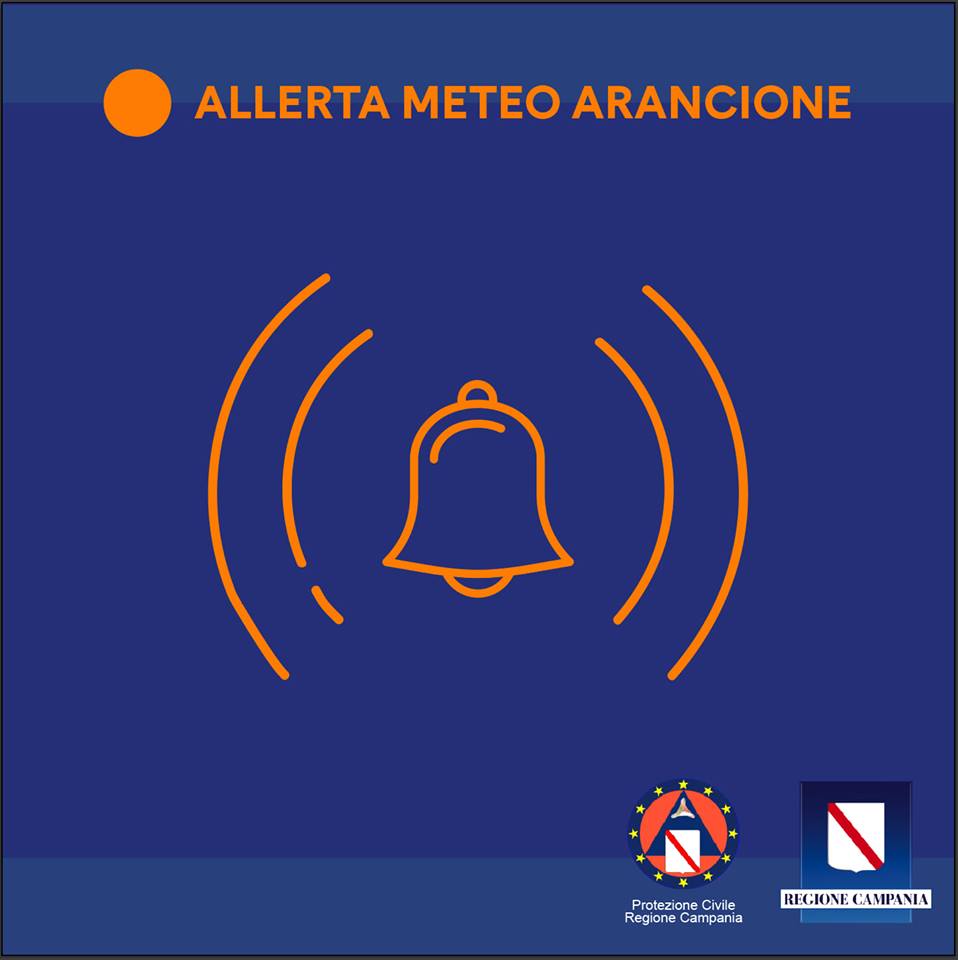 Allerta Meteo Arancione domani 05.11.2019 dalle ore 12.00