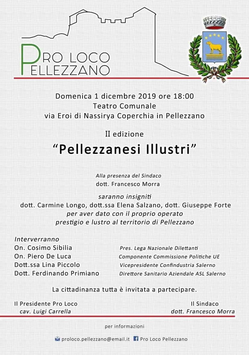 II Edizione “Pellezzanesi Illustri”