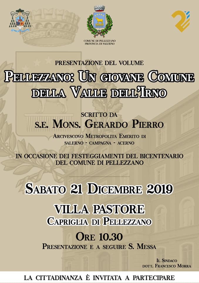 “Pellezzano un Giovane Comune della Valle dell’Irno”