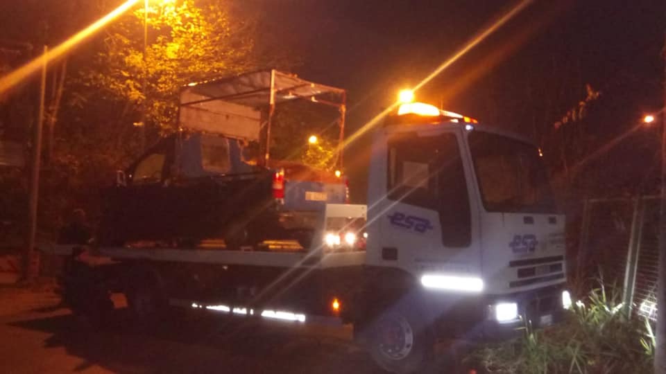 Intervento della Polizia Municipale in Via Sabato De Vita