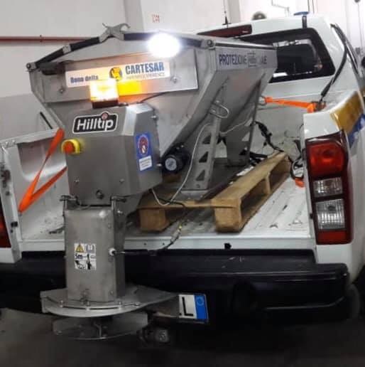 Attivati i mezzi spargisale