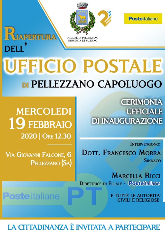 Riapertura dell’Ufficio Postale di Pellezzano