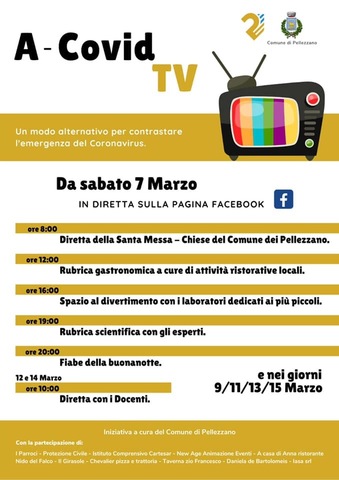 Nasce a Pellezzano “A-COVID TV”