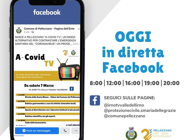 A-COVID TV: in diretta per la ricetta quotidiana