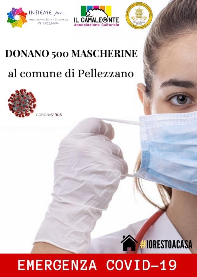Continua la donazione di mascherine 