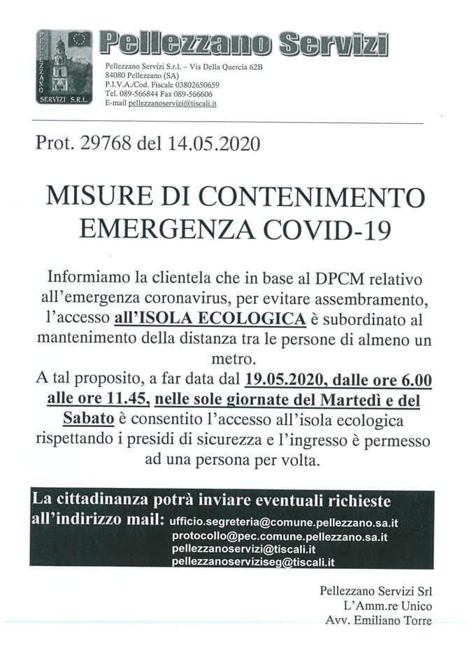 Riapertura Isola Ecologica 