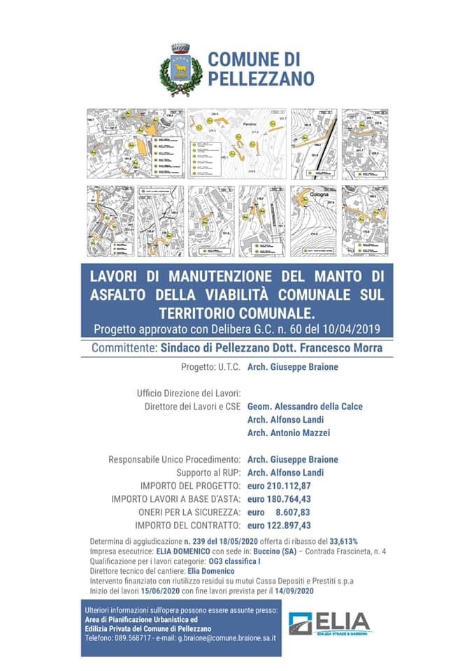 Al via i lavori di manutenzione del manto stradale 