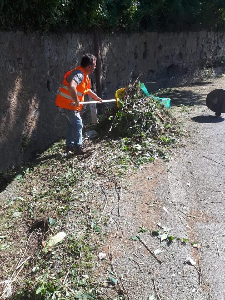 Pulizia strade del territorio, il Sindaco ringrazia la Comunitá Montana