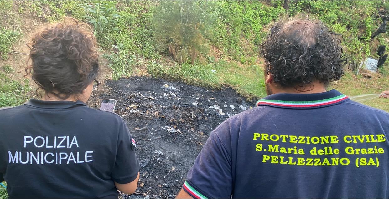 Incendio in Località Casignano