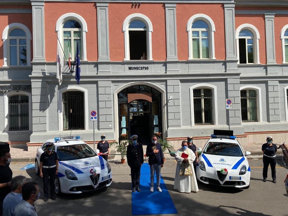 Consegnate le nuove vetture della Polizia Municipale 