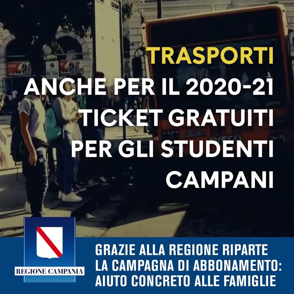 Trasporti gratuiti per gli studenti  