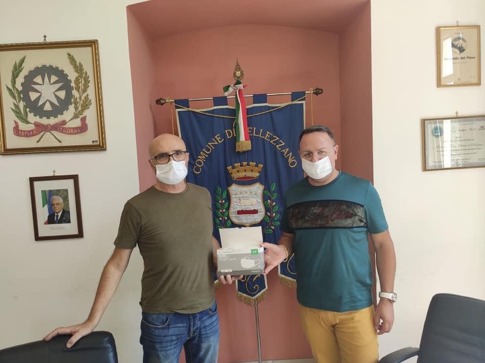 Donazione di mascherine dall’azienda Viamercanti srl 