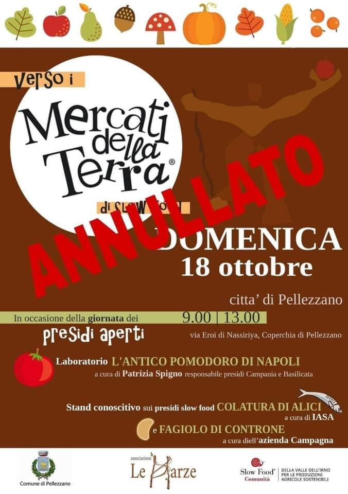 Annullato il mercato della terra 