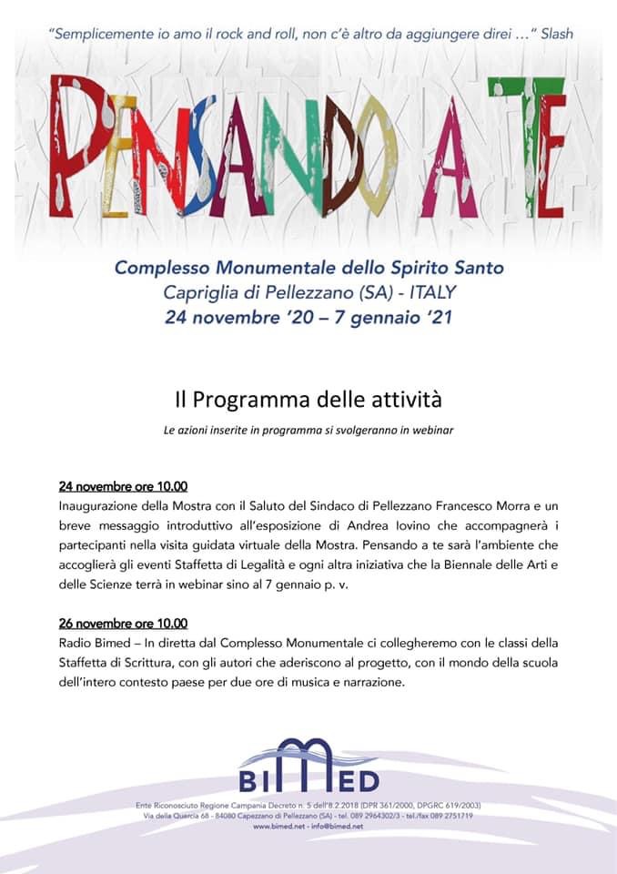 Mostra “Pensando a te”, pronto il tour virtuale 
