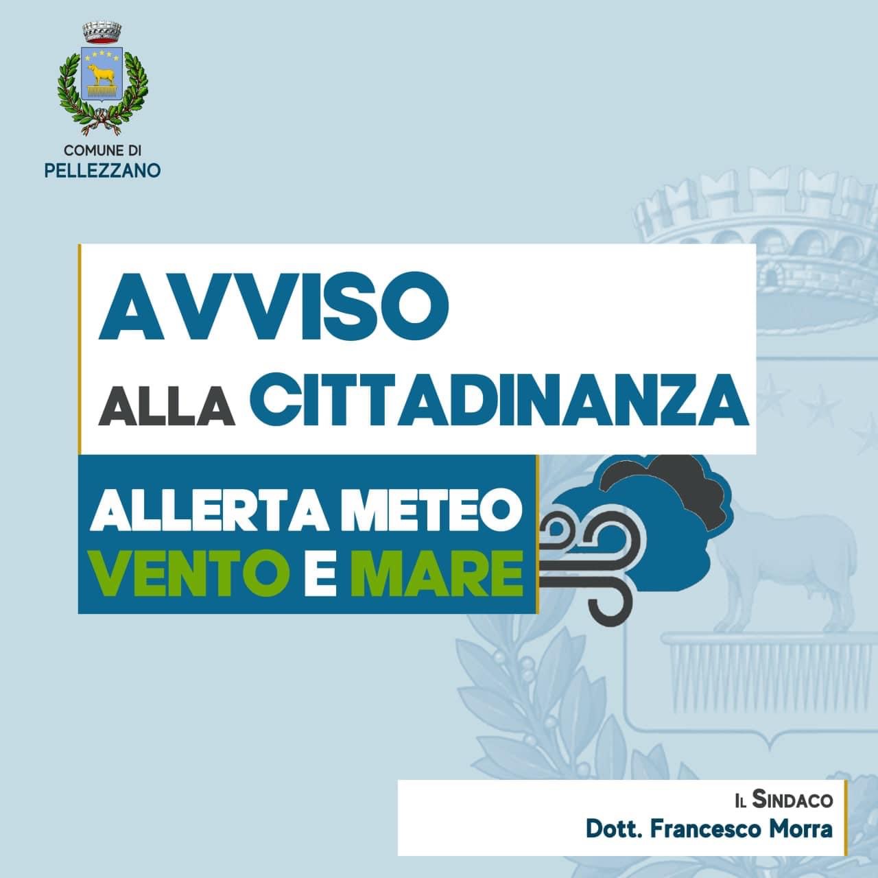 Allerta meteo per forte vento
