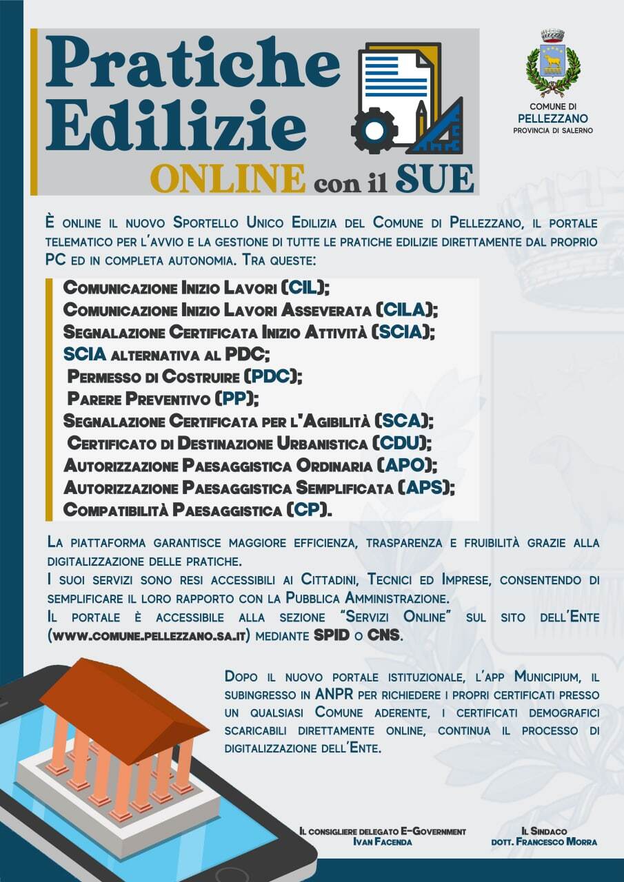 Pratiche edilizie online con il SUE