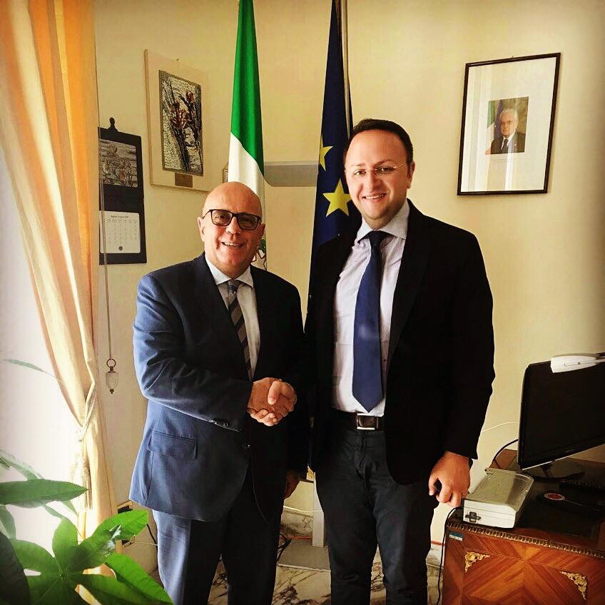 Il sindaco di pellezzano incontra il prefetto di salerno