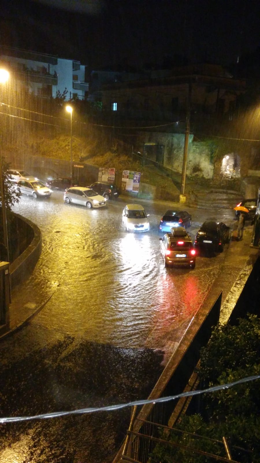 Avviso Strada Allagata