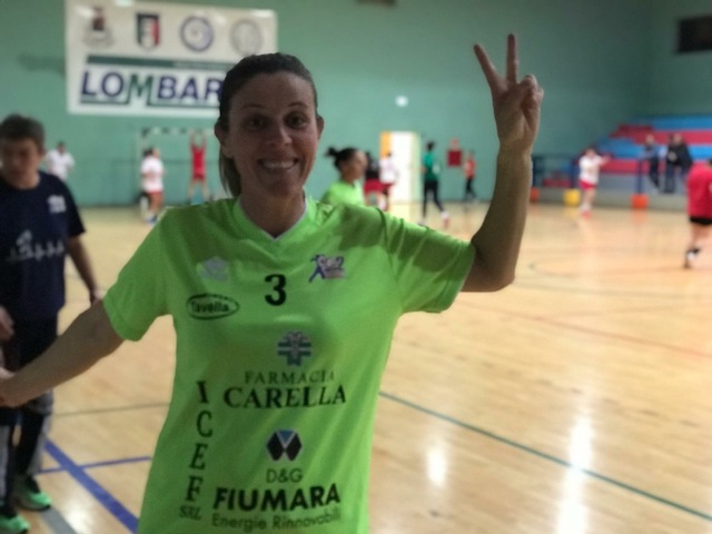 Nadia Carofalo titolare della squadra di pallamano A2 femminile