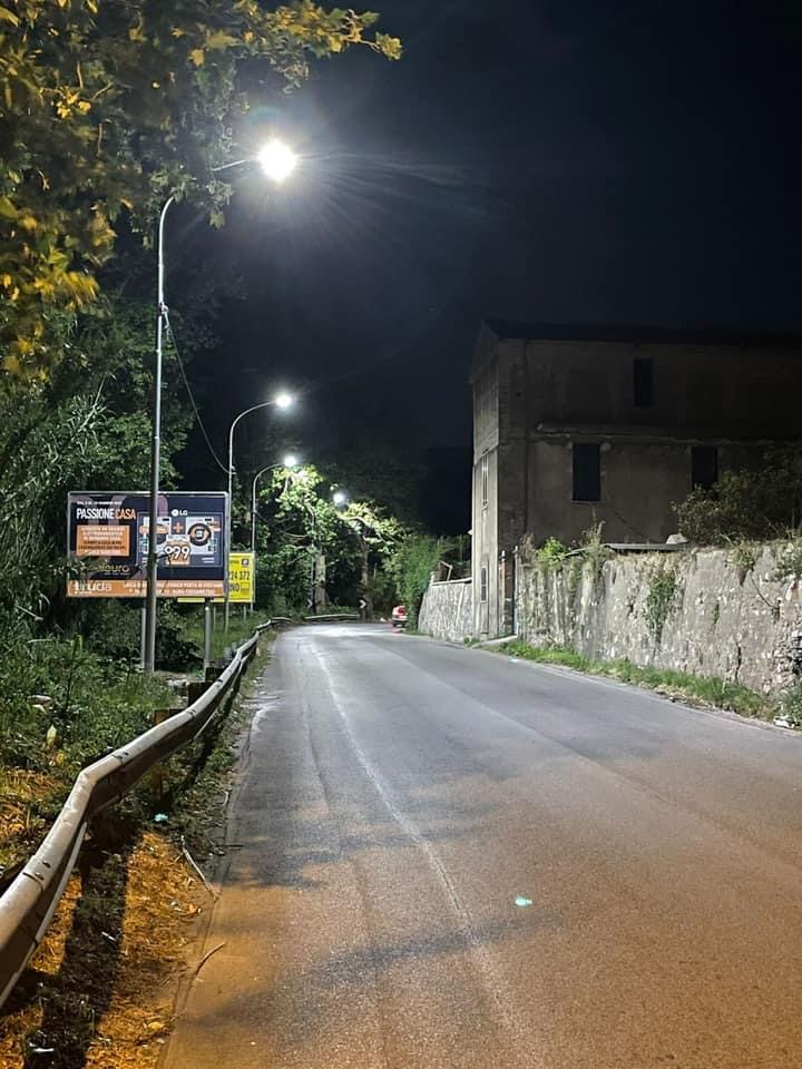 Terminati i lavori per l’illuminazione sulla SR88
