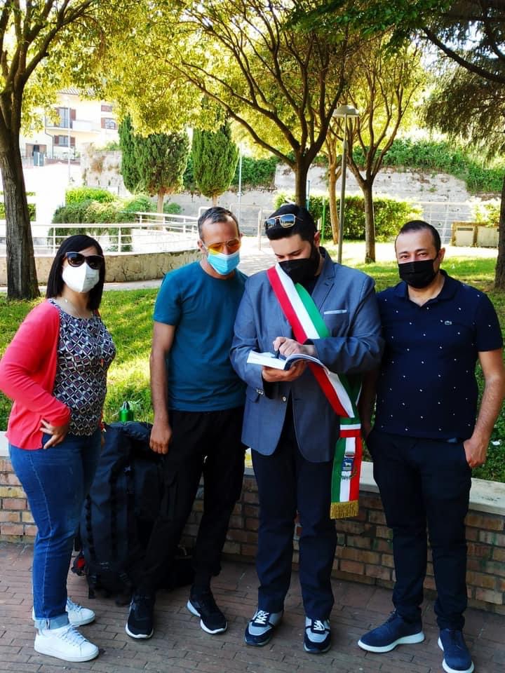 Tutta la Campania a piedi, Carmine Ferrara approda a Pellezzano