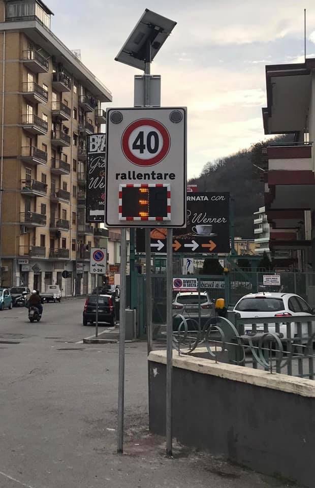 Installato rilevatore automatico velocità a Via Wenner