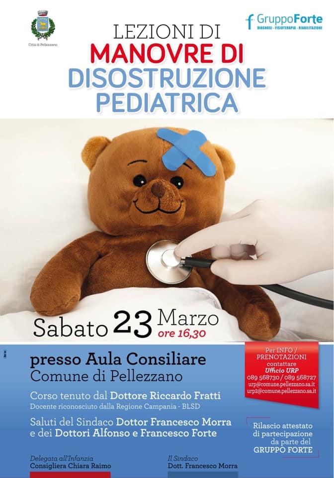 Lezioni di manovre di disostruzione pediatrica 
