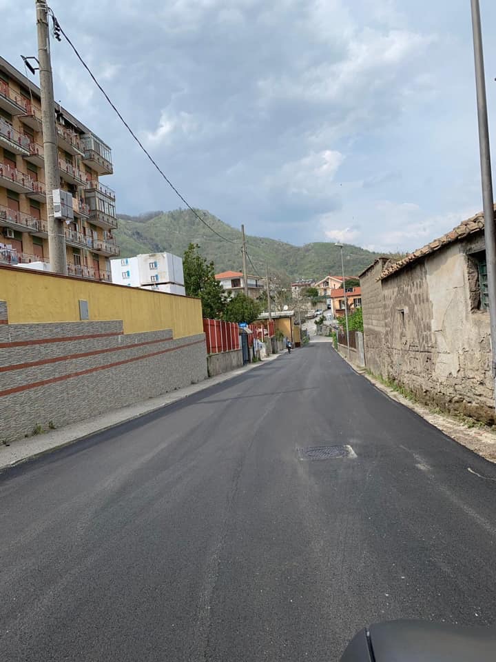 Completati i lavori in Via Vigna e Via Santamaria Amato