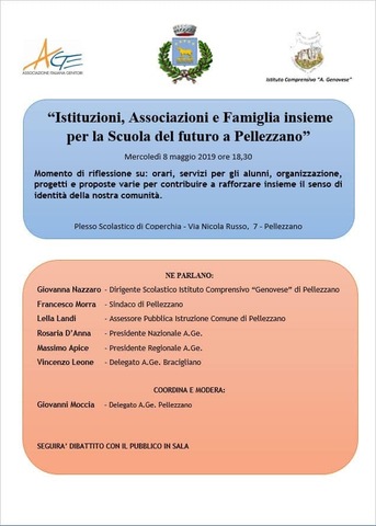 Istituzioni, Associazioni e Famiglia insieme per la Scuola del futuro a Pellezzano