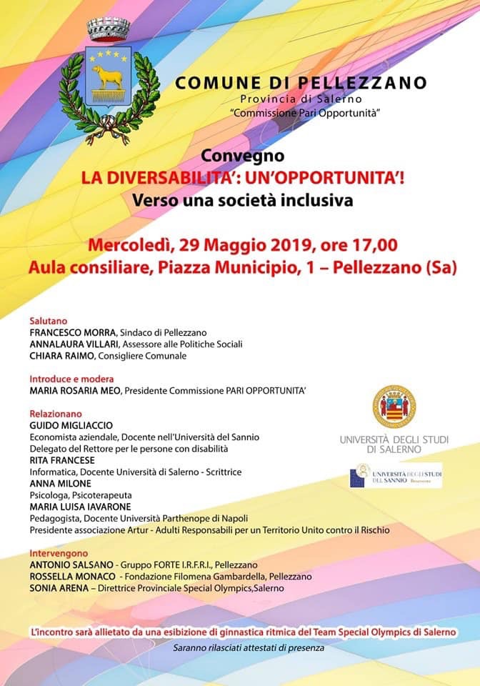 La diversabilità: un’opportunità! Verso una società inclusiva 