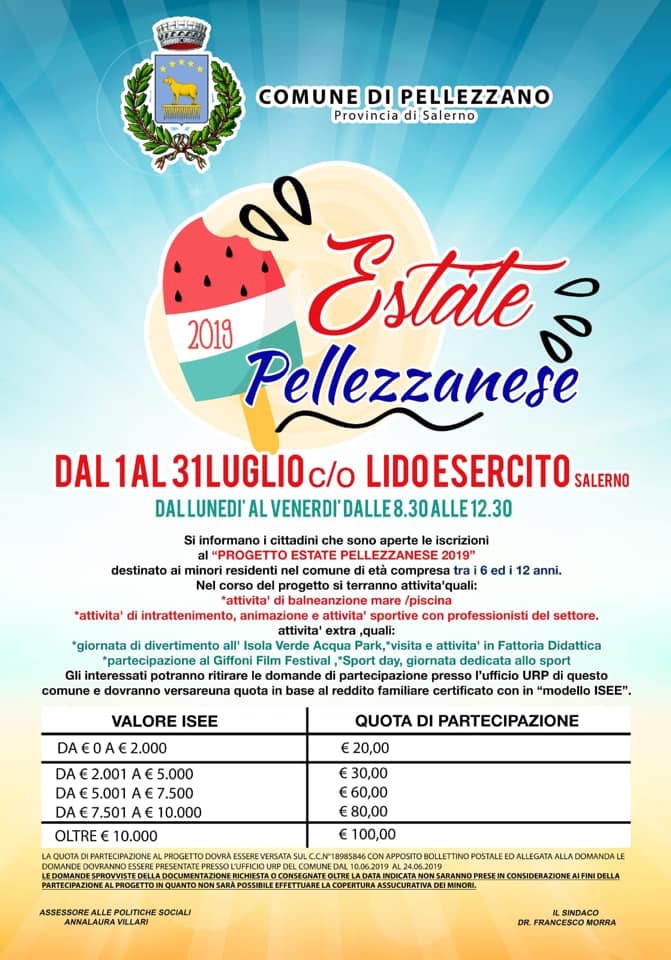 Nuovo format della colonia estiva Comunale