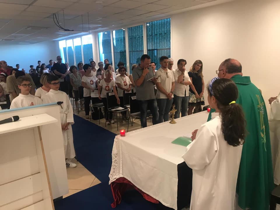 Messa presso il Centro Sociale di Cologna