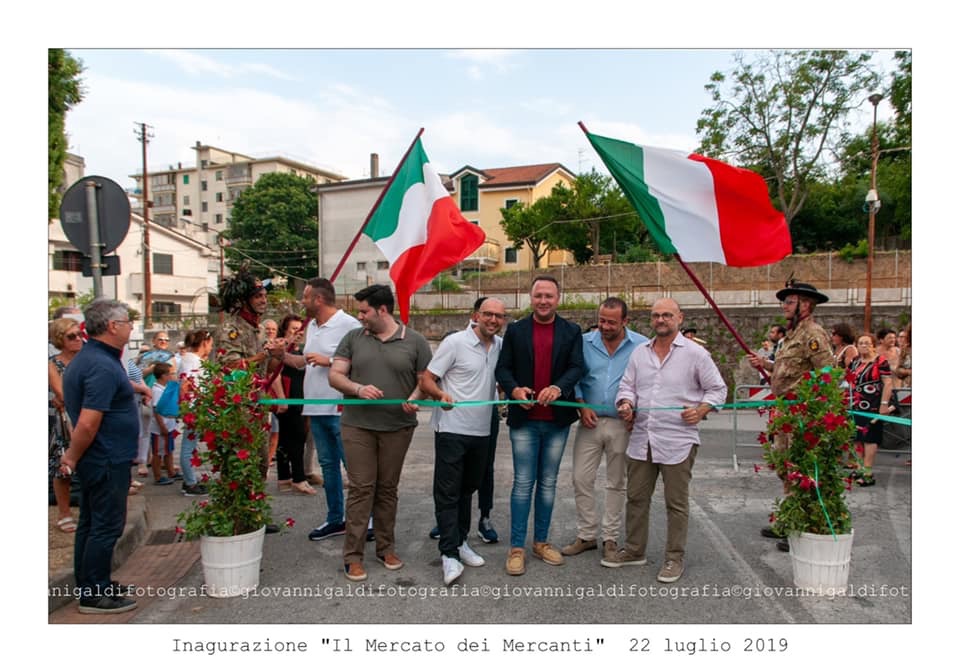 Inaugurato questa sera “Il Mercato dei Mercanti” nella frazione Coperchia