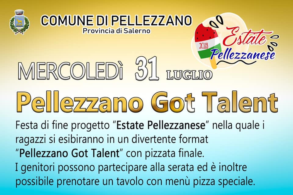 Festa conclusiva del progetto “Estate Pellezzanese”