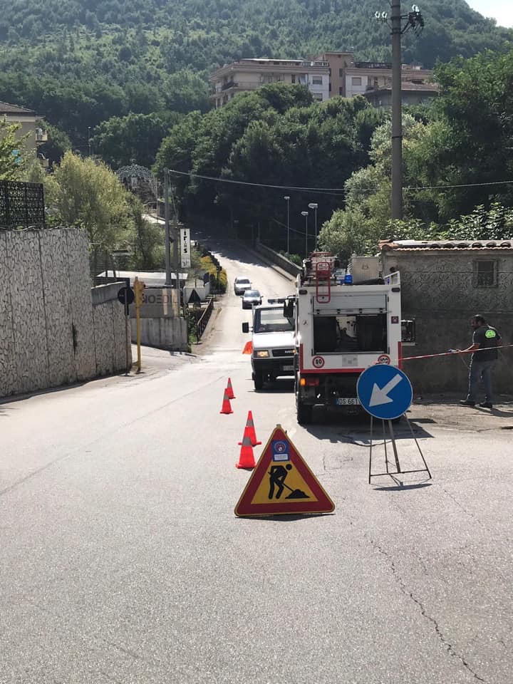 Riparazione punto luce in Via Tenente Farina